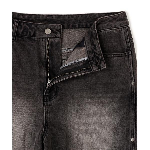 エルエイチピー（LHP）/NOT4NERD／ノットフォーナード／STUD INCISION CURVED DENIM PANT_4