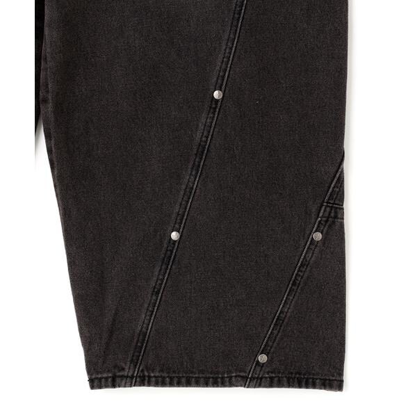 エルエイチピー（LHP）/NOT4NERD／ノットフォーナード／STUD INCISION CURVED DENIM PANT_5