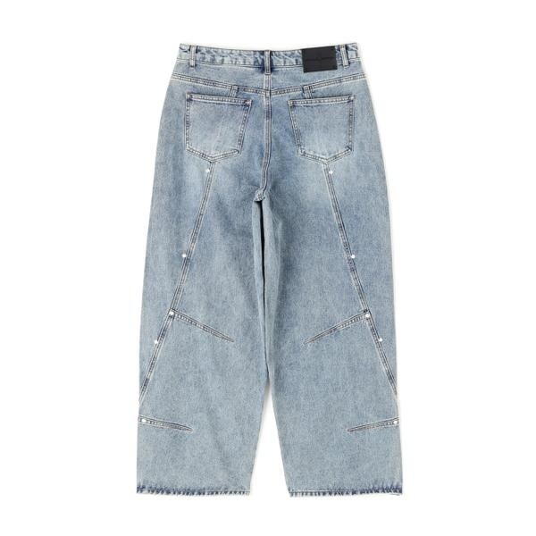 エルエイチピー（LHP）/NOT4NERD／ノットフォーナード／STUD INCISION CURVED DENIM PANT_10