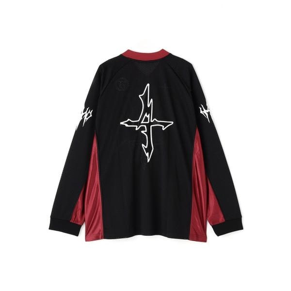 エルエイチピー（LHP）/NOT4NERD／ノットフォーナード／BONE LOGO MESH LONG SLEEVE