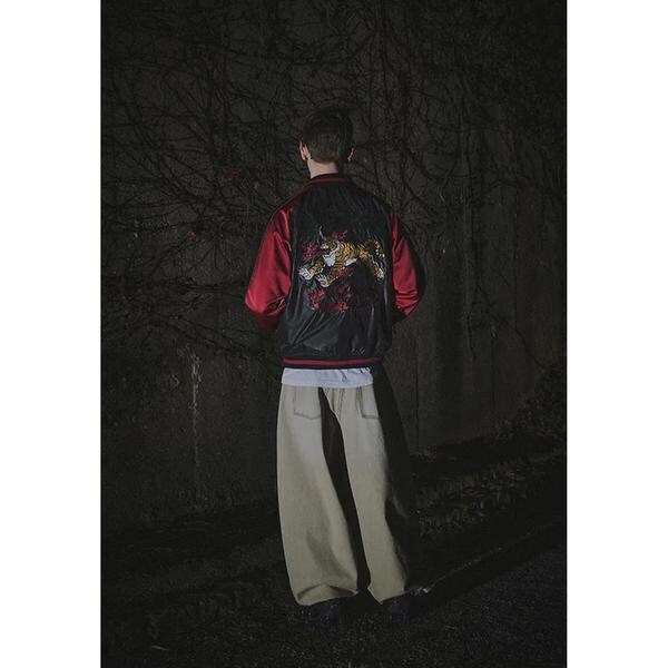 エルエイチピー（LHP）/NOT4NERD／ノットフォーナード／HORNED TIGER SATIN SOUVENIR JAC_2