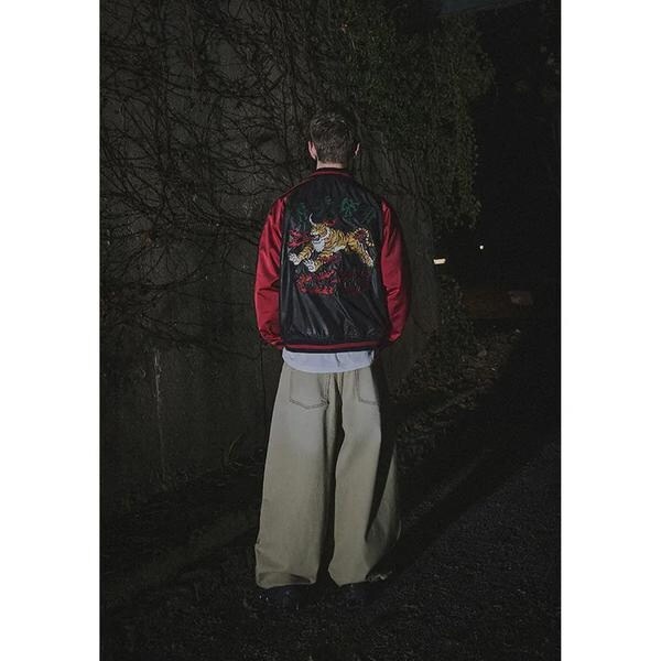 エルエイチピー（LHP）/NOT4NERD／ノットフォーナード／HORNED TIGER SATIN SOUVENIR JAC_3