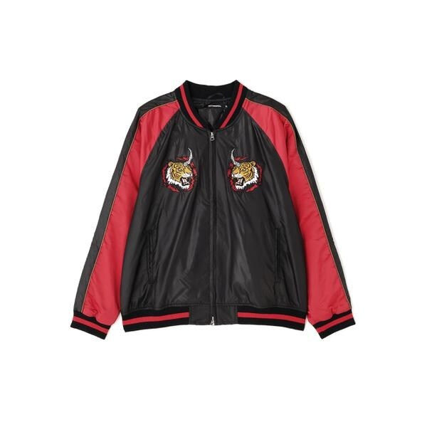 エルエイチピー（LHP）/NOT4NERD／ノットフォーナード／HORNED TIGER SATIN SOUVENIR JAC_5
