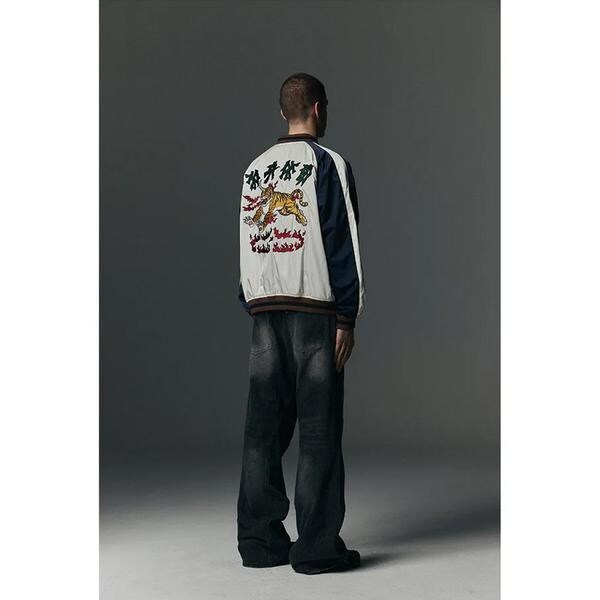 エルエイチピー（LHP）/NOT4NERD／ノットフォーナード／HORNED TIGER SATIN SOUVENIR JAC_10