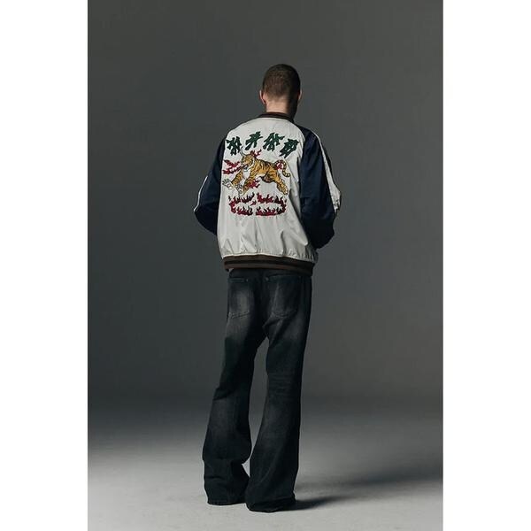 エルエイチピー（LHP）/NOT4NERD／ノットフォーナード／HORNED TIGER SATIN SOUVENIR JAC_11