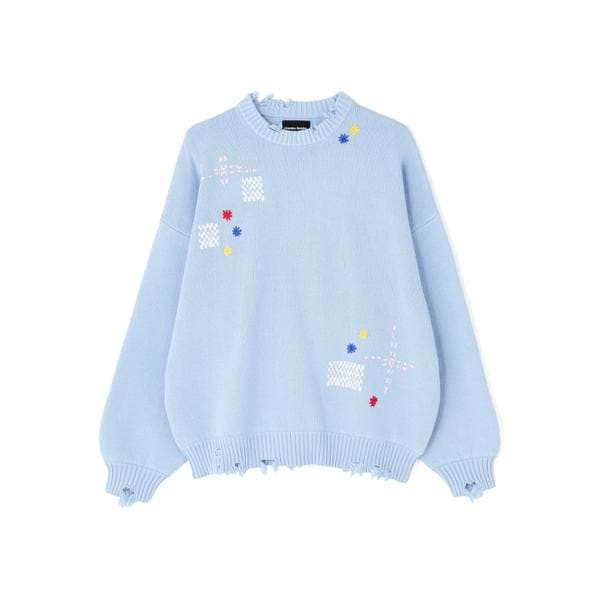 エルエイチピー（LHP）/DankeSchon／ダンケシェーン／HAND STITCH KNIT CREWNECK