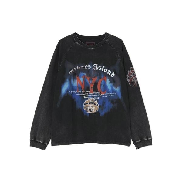 【NEW】エルエイチピー（LHP）/DankeSchon／ダンケシェーン／CHEMICAL RAGLAN LST RIKERS