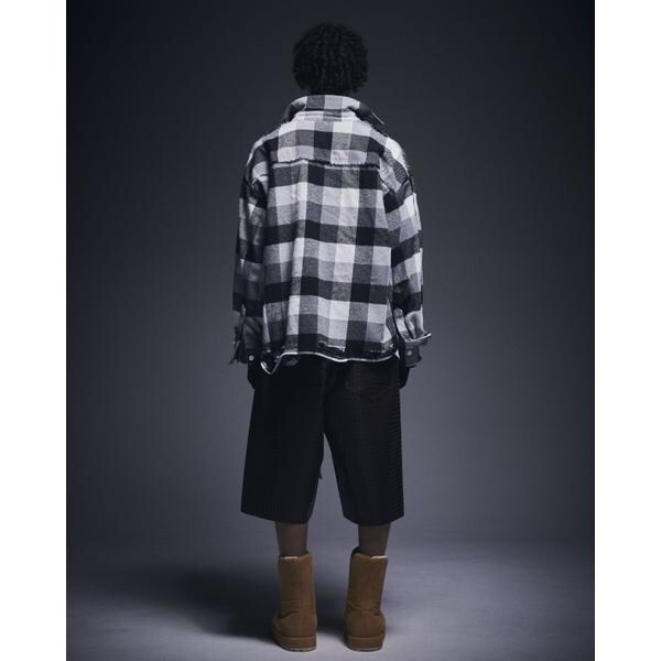 エルエイチピー（LHP）/DankeSchon／ダンケシェーン／FLANNEL DAMAGE SHIRTS BLOCK_6