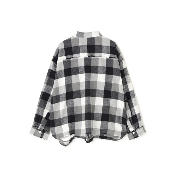 エルエイチピー（LHP）/DankeSchon／ダンケシェーン／FLANNEL DAMAGE SHIRTS BLOCK_8