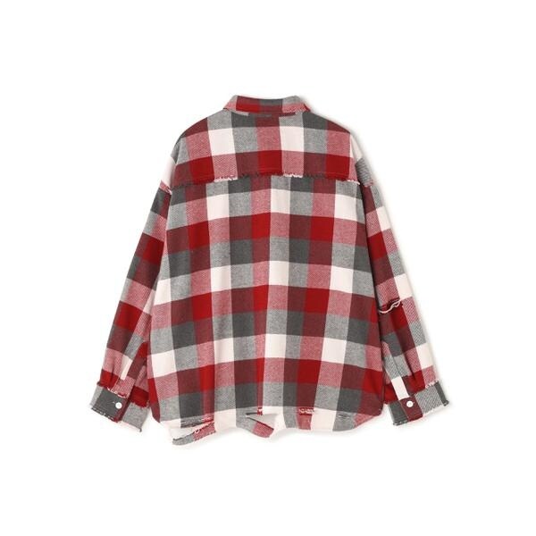 エルエイチピー（LHP）/DankeSchon／ダンケシェーン／FLANNEL DAMAGE SHIRTS BLOCK_10