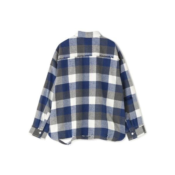 エルエイチピー（LHP）/DankeSchon／ダンケシェーン／FLANNEL DAMAGE SHIRTS BLOCK_12
