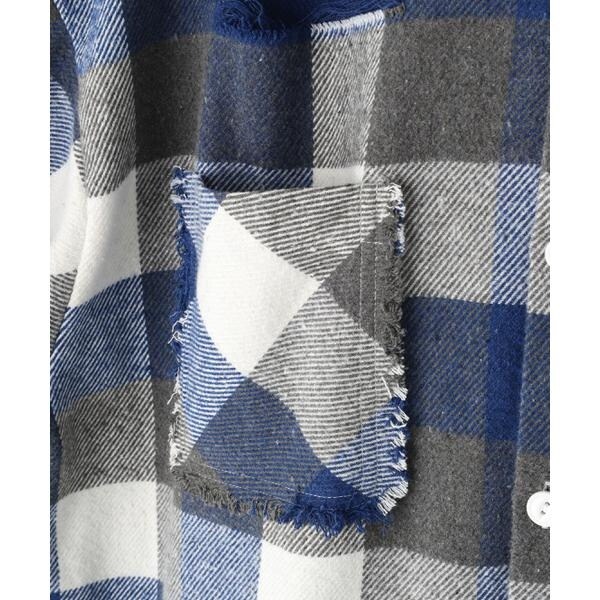 エルエイチピー（LHP）/DankeSchon／ダンケシェーン／FLANNEL DAMAGE SHIRTS BLOCK_14