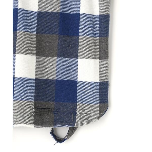 エルエイチピー（LHP）/DankeSchon／ダンケシェーン／FLANNEL DAMAGE SHIRTS BLOCK_16
