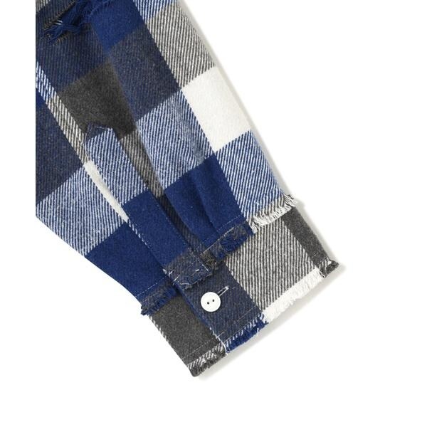 エルエイチピー（LHP）/DankeSchon／ダンケシェーン／FLANNEL DAMAGE SHIRTS BLOCK_18