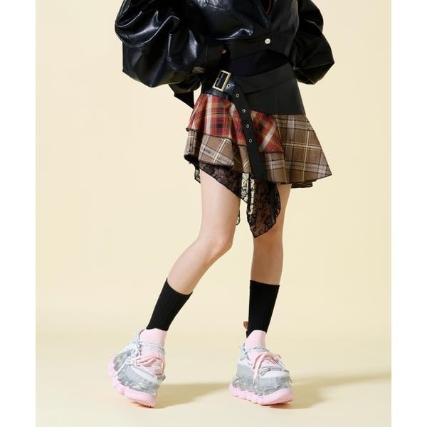 【NEW】エルエイチピー（LHP）/SIS／エスアイエス／Belt Skirt