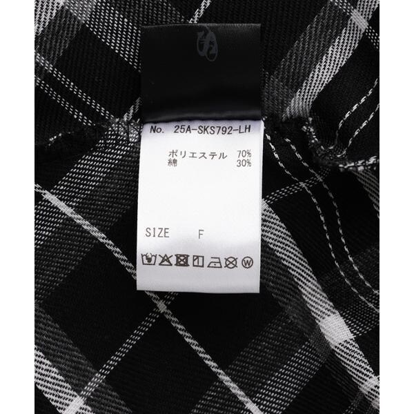 【NEW】エルエイチピー（LHP）/SIS／エスアイエス／Check Skirt