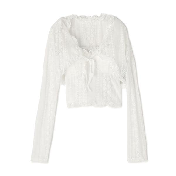 【NEW】エルエイチピー（LHP）/SIS／エスアイエス／frill cardigan&tops
