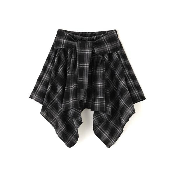 【NEW】エルエイチピー（LHP）/SIS／エスアイエス／Wrap check skirt