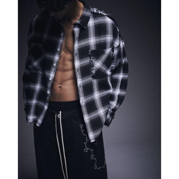 エルエイチピー（LHP）/DankeSchon／ダンケシェーン／FLANNEL DAMAGE SHIRTS OMBRE_3