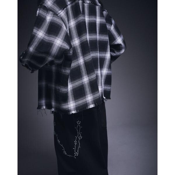エルエイチピー（LHP）/DankeSchon／ダンケシェーン／FLANNEL DAMAGE SHIRTS OMBRE_4
