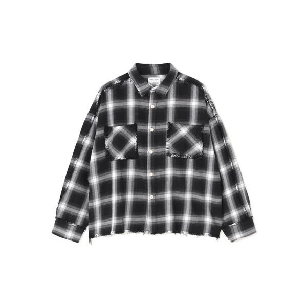 エルエイチピー（LHP）/DankeSchon／ダンケシェーン／FLANNEL DAMAGE SHIRTS OMBRE_5