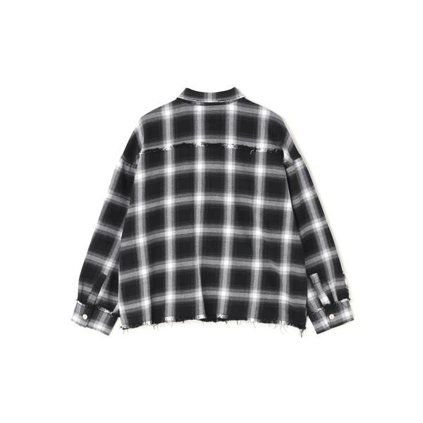 エルエイチピー（LHP）/DankeSchon／ダンケシェーン／FLANNEL DAMAGE SHIRTS OMBRE_6