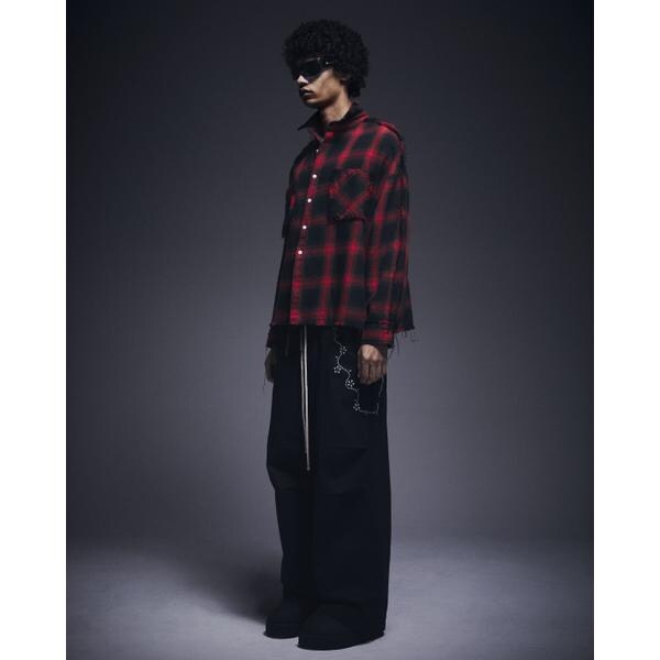 エルエイチピー（LHP）/DankeSchon／ダンケシェーン／FLANNEL DAMAGE SHIRTS OMBRE_10