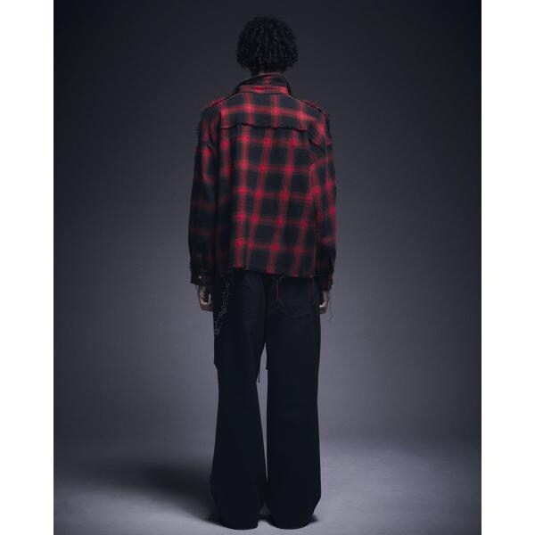 エルエイチピー（LHP）/DankeSchon／ダンケシェーン／FLANNEL DAMAGE SHIRTS OMBRE_11