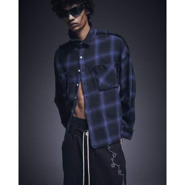 エルエイチピー（LHP）/DankeSchon／ダンケシェーン／FLANNEL DAMAGE SHIRTS OMBRE_15