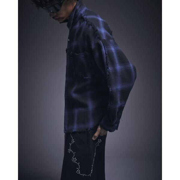 エルエイチピー（LHP）/DankeSchon／ダンケシェーン／FLANNEL DAMAGE SHIRTS OMBRE_16