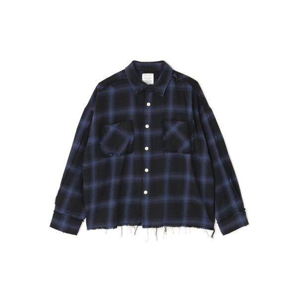 エルエイチピー（LHP）/DankeSchon／ダンケシェーン／FLANNEL DAMAGE SHIRTS OMBRE_18