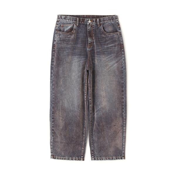 エルエイチピー（LHP）/WHITELAND／ホワイトランド／FLOCKY WIDE DENIM PANTS_4