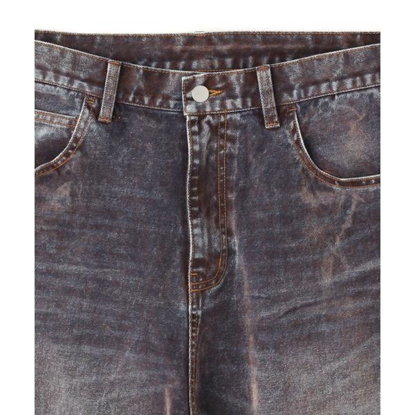 エルエイチピー（LHP）/WHITELAND／ホワイトランド／FLOCKY WIDE DENIM PANTS_6