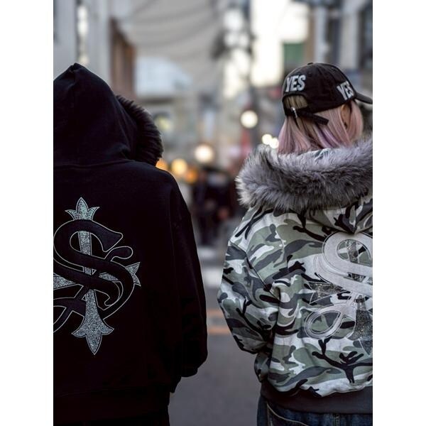エルエイチピー（LHP）/SUPPLIER／サプライヤー／FAUX FUR CROPPED CROSS ZIP HOODIE_11