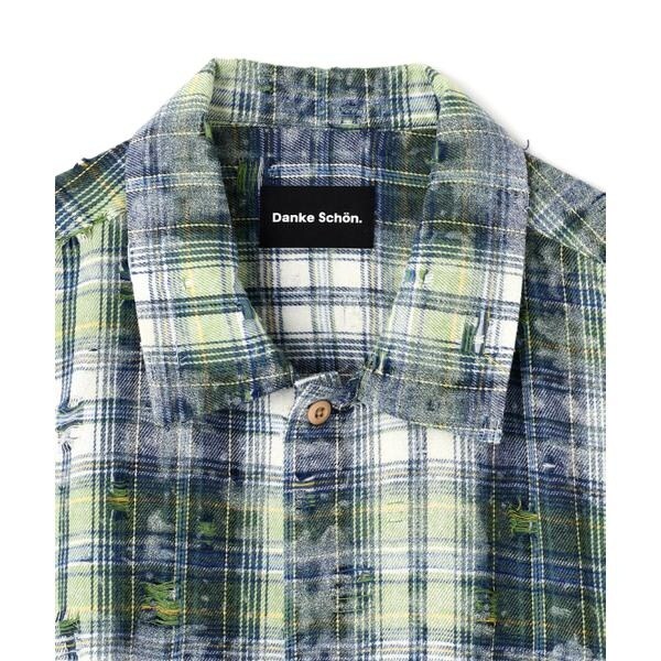 エルエイチピー（LHP）/DankeSchon／ダンケシェーン／DAMAGE WORK SHIRTS_8