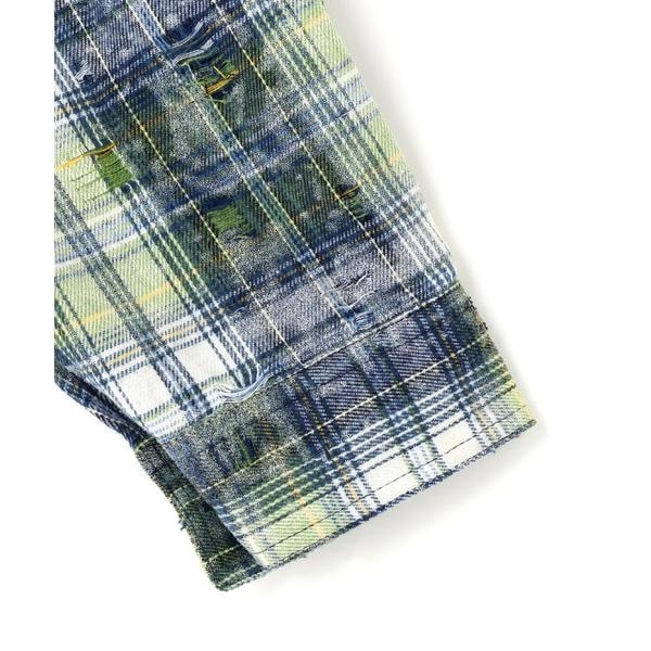 エルエイチピー（LHP）/DankeSchon／ダンケシェーン／DAMAGE WORK SHIRTS_11