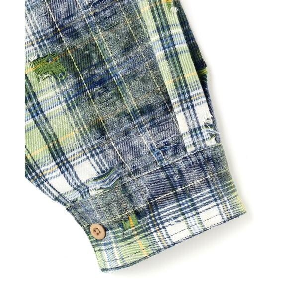 エルエイチピー（LHP）/DankeSchon／ダンケシェーン／DAMAGE WORK SHIRTS_12