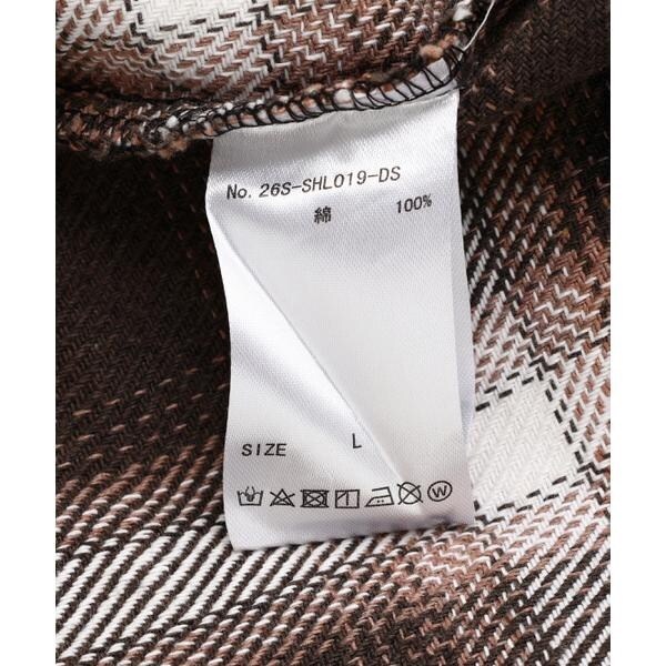 エルエイチピー（LHP）/DankeSchon／ダンケシェーン／FLANNEL DAMAGE OMBRE BLEACH CHE_11