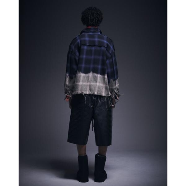 エルエイチピー（LHP）/DankeSchon／ダンケシェーン／FLANNEL DAMAGE OMBRE BLEACH CHE_17