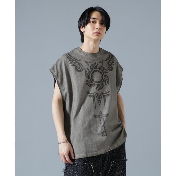 エルエイチピー（LHP）/DankeSchon／SPRAY BURN NOSLEEVE REDHOT