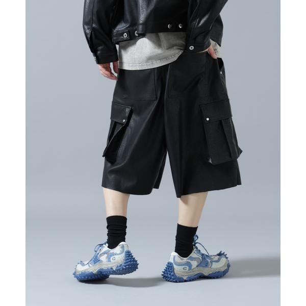 エルエイチピー（LHP）/DankeSchon／ダンケシェーン／PULEATHER CARGO SHORTS_3