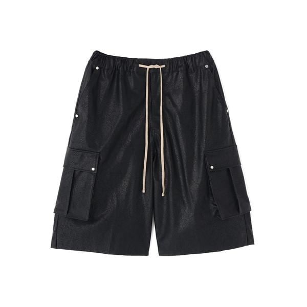 エルエイチピー（LHP）/DankeSchon／ダンケシェーン／PULEATHER CARGO SHORTS_6