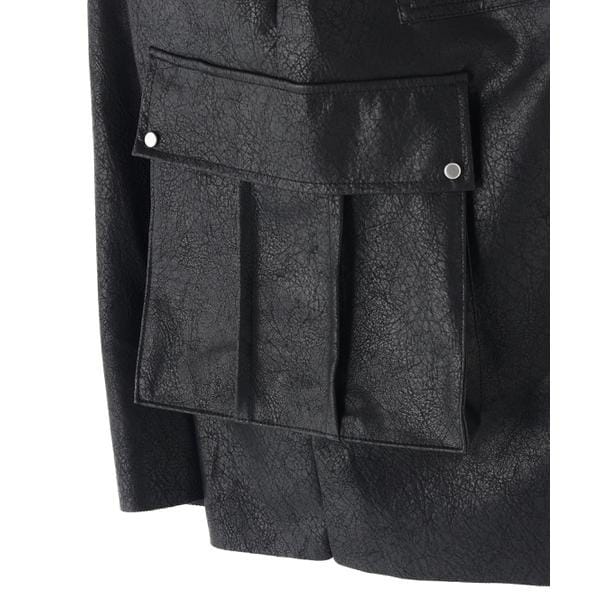 エルエイチピー（LHP）/DankeSchon／ダンケシェーン／PULEATHER CARGO SHORTS_13