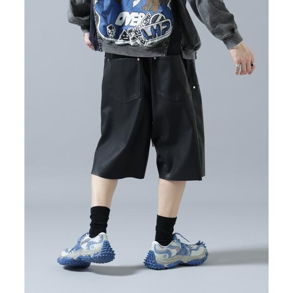 エルエイチピー（LHP）/DankeSchon／ダンケシェーン／PULEATHER W−KNEE SHORTS_1