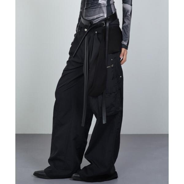 エルエイチピー（LHP）/NACHE／ナチェ／MIXED LAYERD TIE JOGGER PANT_2