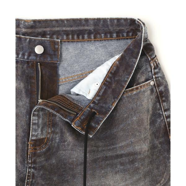 エルエイチピー（LHP）/WHITELAND／ホワイトランド／FLOCKY WIDE DENIM SHORTS_6