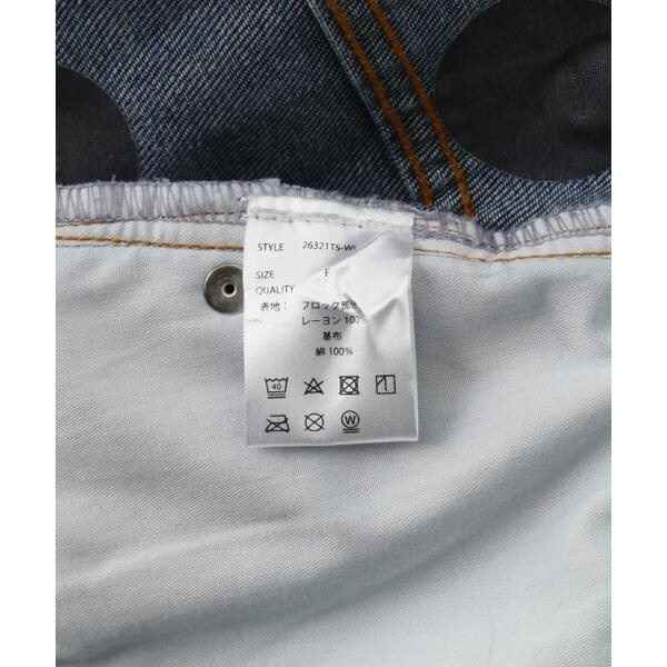 エルエイチピー（LHP）/WHITELAND／ホワイトランド／FLOCKY WIDE DENIM SHORTS_8