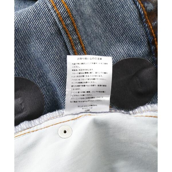 エルエイチピー（LHP）/WHITELAND／ホワイトランド／FLOCKY WIDE DENIM SHORTS_9