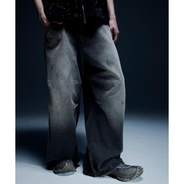 エルエイチピー（LHP）/DankeSchon／ダンケシェーン／12oz BAGGY JEANS／FADE