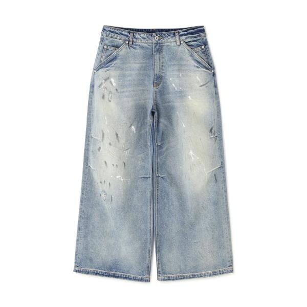 エルエイチピー（LHP）/DankeSchon／ダンケシェーン／12oz BAGGY JEANS／PAINT_6
